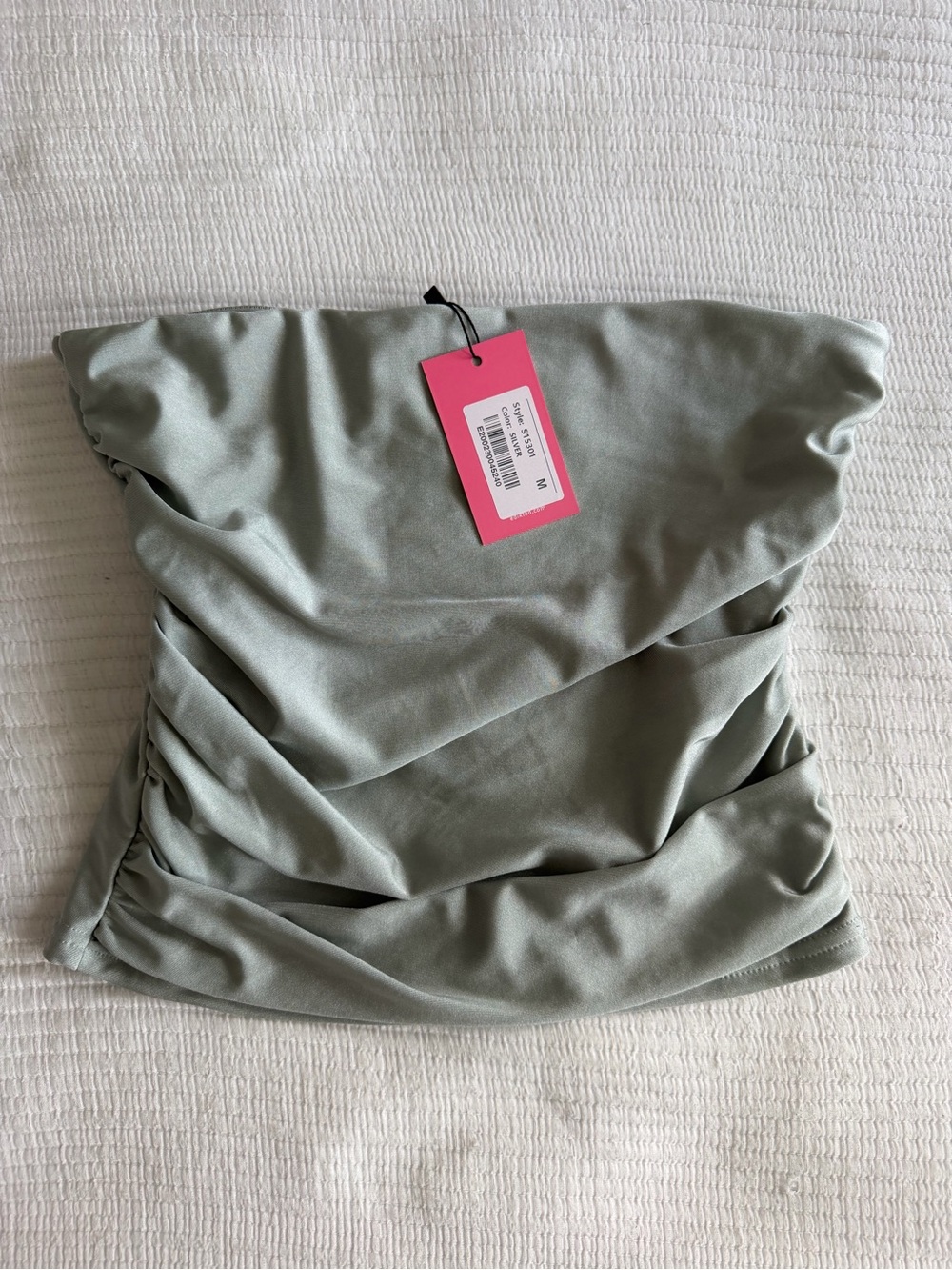 Edikted Silver Tube Top Medium
